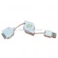 Retractable USB data cable for iPhone and for iPad small picture