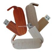 Giratória de madeira USB Flash Drive images