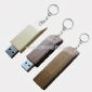 Keychain Wooden USB Flash Drive small picture