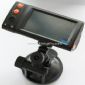 Двойная камера автомобиля DVR 3.0 дюймовый сенсорный экран автомобиля черный ящик GPS G-датчик small picture