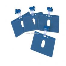 ABS Plastic flip top name Badge Holder Clip images