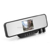 Doppia lente in veicolo di auto telecamera registratore specchietto retrovisore DVR Video Dash Cam images