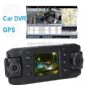 Kettős széles angyal kamera HD autó DVR kamera felvevő GPS g betű-érzékelő small picture
