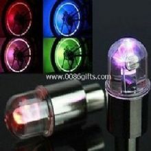 Bicycle Bike Tyre Wheel LED Valve Cap Stem Light images