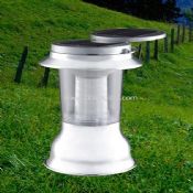 Solar camping lantern with solar panel images