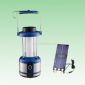 Solar camping lantern with solar panel and compass small picture