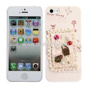 Cocoroni Copper Heart and Bag Plastic Ultra thin Back Case Cover For iPhone 5 images