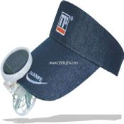 Solar cap with fan images