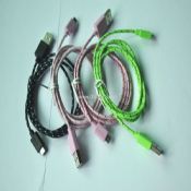 Nylon universal usb cable for different kinds phone images