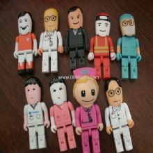 customized people usb flash memory drive images