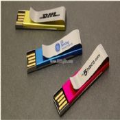 Chave metal clip promocional USB Flash Drives, discos images