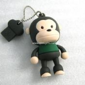 Małpa ładny kształt 1G, 2G, 4 G PVC USB Flash Drive images