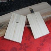 Eco amistoso tarjeta madera usb flash drive con pantalla/laser de la insignia images