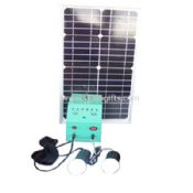 8W solar home system-DC lighting system images