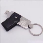 1 GB cuero USB Flash Disk con llavero images