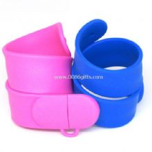 Colorful silicone slap bracelet usb thumbdirve images