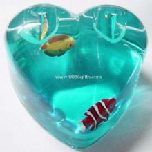 Liquid heart Paperweight images