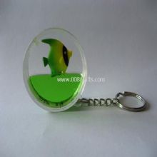 Round Liquid keychain images