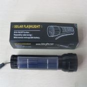 Surya lampu senter dengan Mono solar sel images