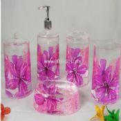 Liquido juego de baño flores images
