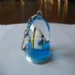 Keychain water globe small picture