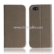 Custodia in pelle con Stand per iPhone5 images