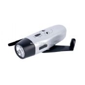 Dynamo flashlight with radio & mobile charger images