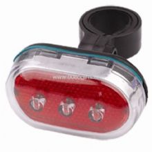 3 red LED Bike Rear Light images