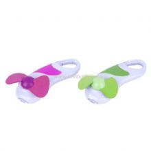 Plastic mini fans with carabiner images
