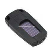 Mini solar flashlight with button compass images