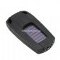 Mini solar flashlight with button compass small picture