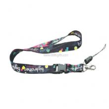20mm Heat transfer sublimation ID Card Holder Lanyard with zinc alloy hook images