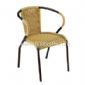 Sedia in alluminio e Rattan small picture