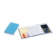 Notebook with calculator images