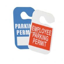 PVC parking permit Transparent or custom holder images