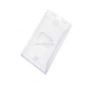 Clear Portrait AS Bank credit card, Conference Name Badge Holders With thumb hole images