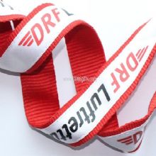 Logo Polyester Lanyards With Ribbon images