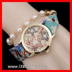 Pearl Watch dengan Kain Band