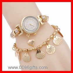 Jewelry Gold Watch with Magnetic Clasp