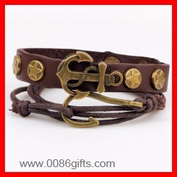 Handmade Latest Leather Stud Bracelet