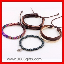 Legno Perline Fascino Bracciale