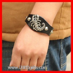Mens Leather Cuff Bracelet