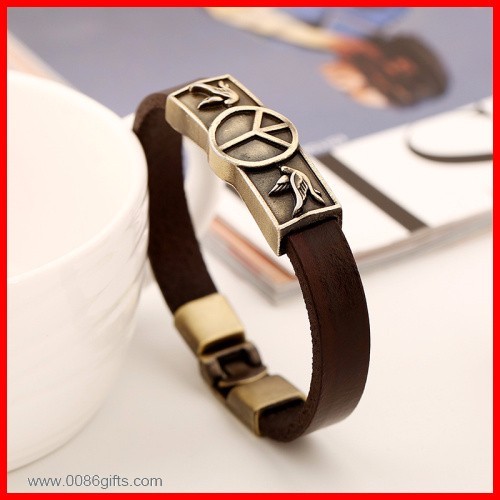  in Pelle Bracciale In 