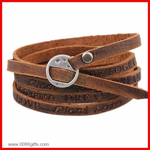 Leather Wrap Bracciale