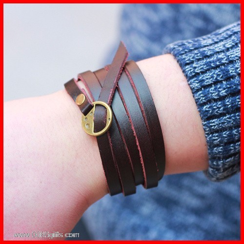 Wrap Läderarmband