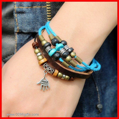 Metal Hand Charm Bracelet 