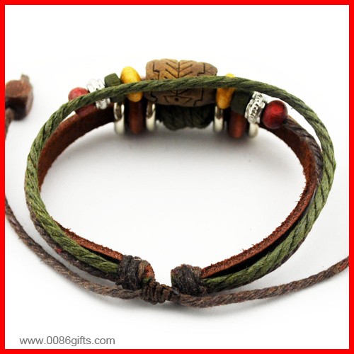  Bracelet de Perles de Bois 