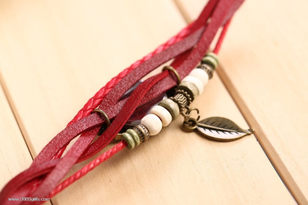 Wooden Beads Vintage Watch