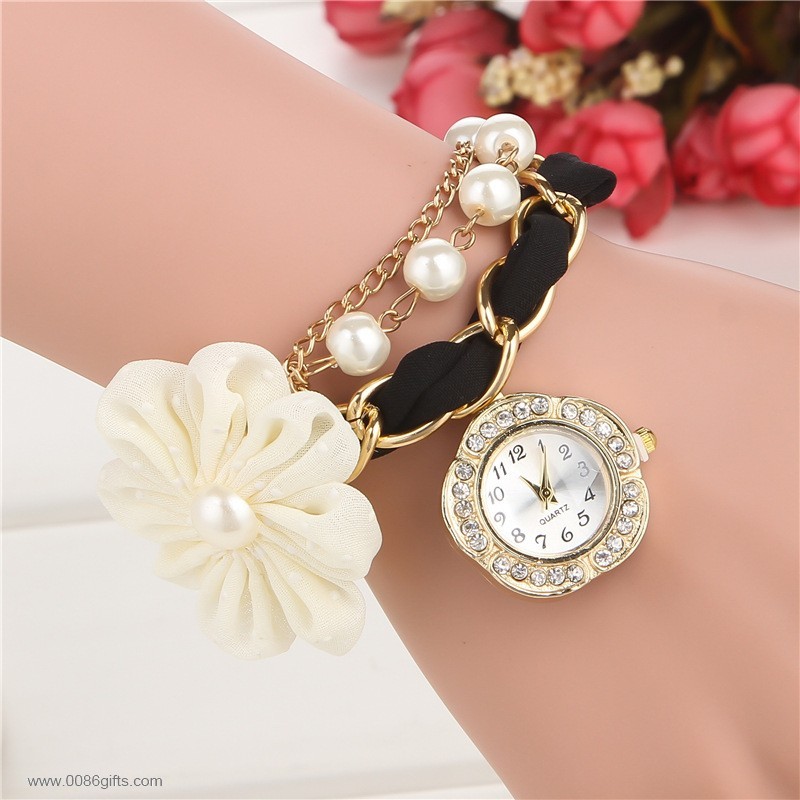 Cloth Floral Women watch