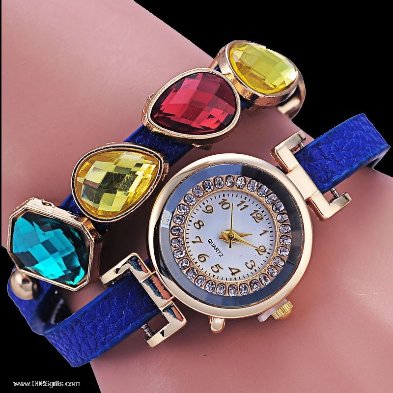  Lama Kulit Sling Jaringan Kuarsa watches